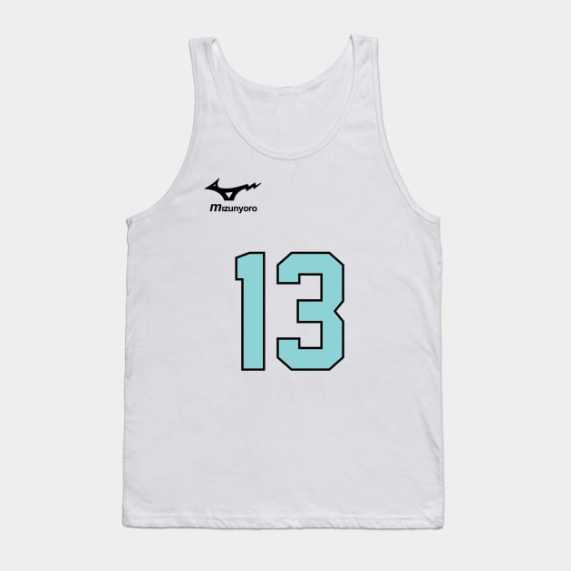 Aoba Johsai High - Akira Kunimi Jersey Tank Top by KimKim